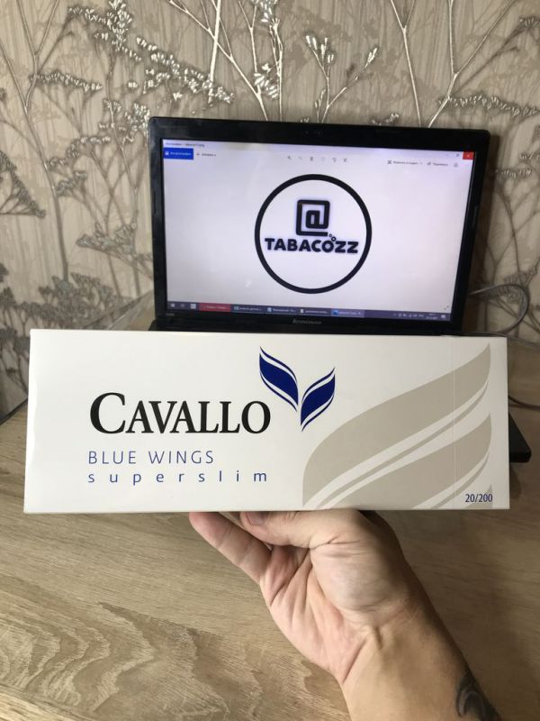 Сигареты "Cavallo" SuperSlims Синие