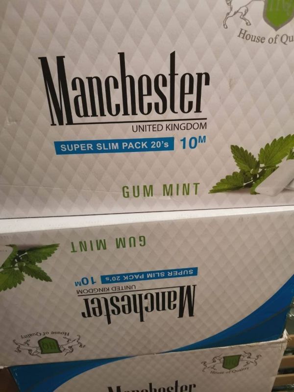 Сигареты "Manchester" SuperSlims Gum mint