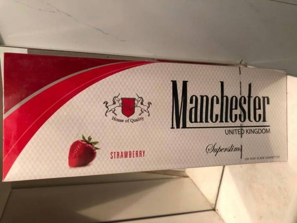 Сигареты "Manchester" SuperSlims Клубника